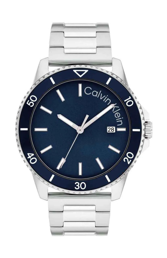 Calvin Klein. Aqueous Mens Stainless Steel Quartz. 25200385. WATCH